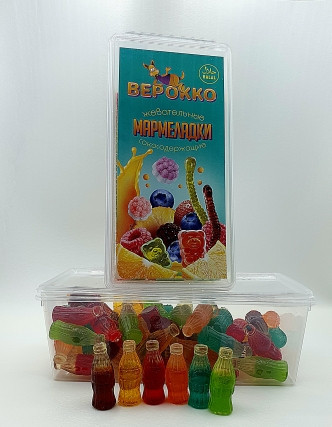  Жевательный мармелад Бутылочки МИКС, 250г      в Якутске