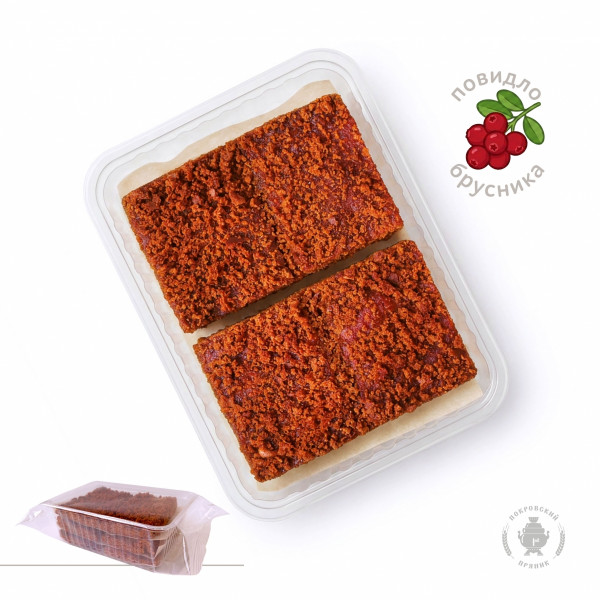№3 Пряник 400г с фруктовой начинкой Брусника  в Якутске