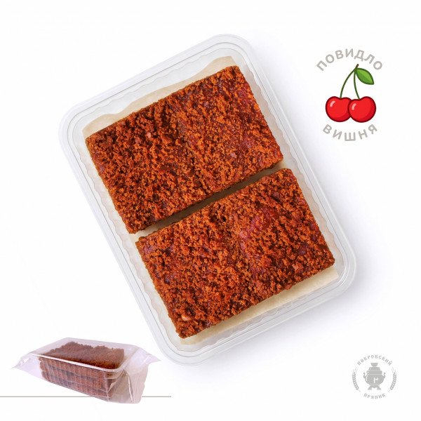 №3 Пряник 400г с фруктовой начинкой Вишня  в Якутске